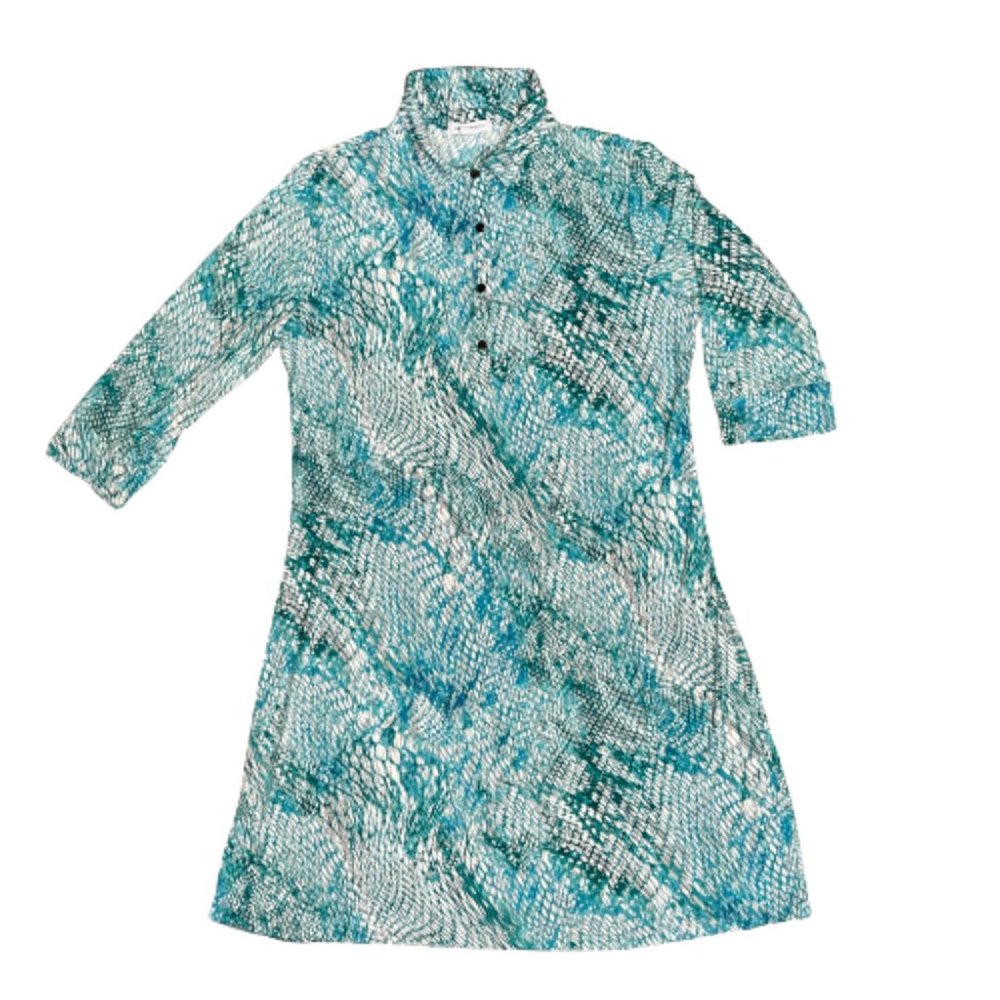 Liz Claiborne Green Snakeskin Dress XL